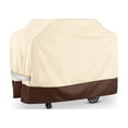 thumbnail image 1 of Grill Cover,58-inch Waterproof BBQ Cover,600D Heavy Duty Gas Grill Cover, UV & Dust & Rip & Fading Resistant,Suitable for Weber, Brinkmann, Char Broil Grills and More,Beige, 1 of 6