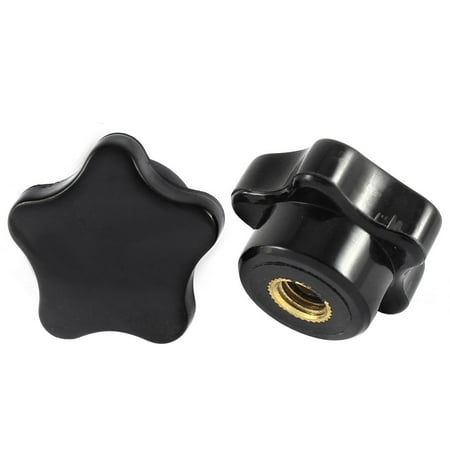 

Unique Bargains 2pcs 8mm Female Thread 32mm Star Head Screw on Clamping Knob Grips for Machinery