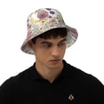 thumbnail image 5 of Vsdgher Autumn Garden Print Bucket Hat for Men&Women Bucket Hat Reversible Summer Double-Side-Wear Travel Gardening, Beach, Camping, Hiking, Fishing Cap, 5 of 5