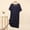 Navy, variant on Nightgowns for Women Bamboo Nightgowns Sleepshirts Cute Nightgowns Sleep Shirt White Crew Neck Knee Length Short Sleeve Ladies Nightgowns,XXL