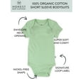 thumbnail image 2 of Honest Baby Clothing Baby Boy or Girl Gender Neutral Organic Cotton Short Sleeve Bodysuit, (Newborn-24 Months), 2 of 5