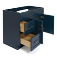 thumbnail image 4 of Ariel Hamlet 42 In. Right Offset Single Sink Base Cabinet In Midnight Blue, 4 of 9