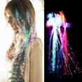 thumbnail image 1 of Trayknick LED Light Up Braid Luminous Fiber Optic Hairpin Decor for Halloween Party Bar, 1 of 13