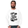 thumbnail image 4 of I Hate Tacos Said No One Ever Pun Sweatshirt for Men or Women Brisco Brands X, 4 of 6