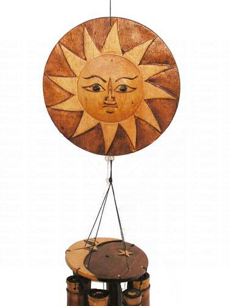 Cohasset Imports Natural Sun-Moon Wind Chime - CH103N