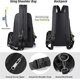 thumbnail image 3 of Mens Sling Bag Chest Bag Crossbody Travel Backpack Small Shoulder Bag With USB Port Dual-Use Sling Backpack Casual Daypack for Hiking Travel Sport, 3 of 5