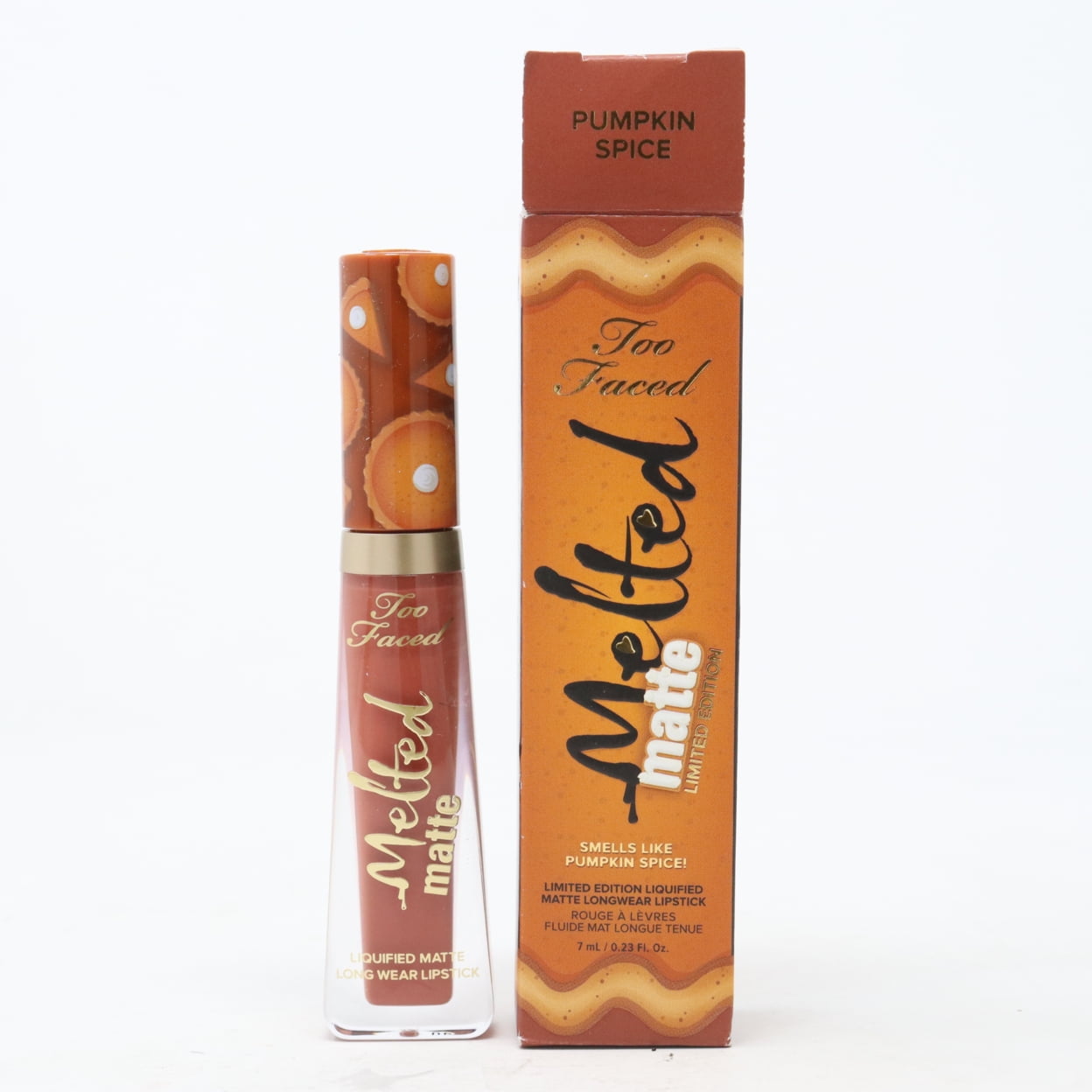 Too Faced Melted Matte Liquified Long Wear Lipstick 0.23oz Gingerbread Man New