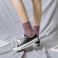 thumbnail image 4 of Women's Thin Cotton Seamless Toe Socks Leather Powder, 4 of 5