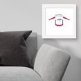 thumbnail image 2 of Gallery Pops NHL - Washington Capitals -Road Uniform Front Wall Art, White Framed Version, 12" x 12", 2 of 5