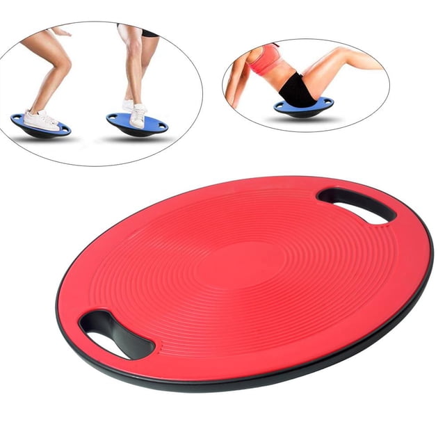 Anti-Slip Balance Board Hand Grasping Hole Hand Grasping Hole Board Exercise Balance Stability Trainer for Physical Core Training Home Gym Workout