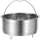 thumbnail image 1 of Cesta de vapor de acero inoxidable para cocina, cesta de vapor para verduras, cesta para cocinar al vapor, cesta para cocinar al vapor con asa para cocinar verduras, pescado y mariscos, colador de, 1 of 4