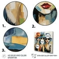 thumbnail image 3 of Designart "Stylish Woman With Chapeaux I" Fashion Floater Framed Canvas Print, 3 of 7