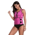 thumbnail image 3 of Sauna Sweat 2 in 1 Tank Top with Adjustable Belt - Pink, Large, 3 of 7