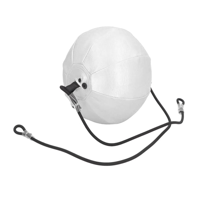 Almencla Boxing Ball Elastic Rope Funny Toy Double End Punching Bag for Hitting Workout silver