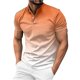 thumbnail image 1 of Summer Men's Button Up Round Neck Short Sleeved Shirt Solid Casual Top XL, 1 of 5