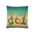 thumbnail image 2 of MKHERT Fantasy Houses In The Meadow Throw Pillowcase Pillow Cover Cushion Couver 18x18 inch, 2 of 3
