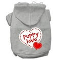 thumbnail image 5 of Pet Dog  Cat Hoodie Screen Printed, "Puppy Love", 5 of 10