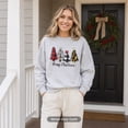 thumbnail image 5 of KimSoong Women Merry Christmas Sweatshirt Plaid Leopard Tree Graphic Long Sleeve Pullover Xmas Lightweight Holiday Tee Tops, 5 of 13