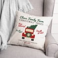 thumbnail image 3 of Creative Products Claus Family Christmas Tree Farm 16 x 16 Spun Poly Pillow, 3 of 3