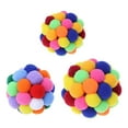 thumbnail image 2 of Pet Cat Toy Set Colorful Bouncy Balls Cat Exercise Interactive Play, 2 of 8