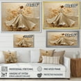 thumbnail image 4 of Designart "Ballet Dance In Beige And Gold I" Dance Wall Decor, 4 of 7