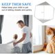 thumbnail image 3 of Paquete de 4 cerraduras de seguridad para puertas corredizas para niños - Seguridad para armarios y ventanas - Adhesivo 3M fuerte pero fácil de limpiar - No se necesitan llaves, tornillos ni herramientas (blanco) ER, 3 of 5