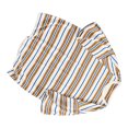 thumbnail image 3 of Camisa de rayas de manga corta para hombre, camiseta de cuello redondo para hombre, camiseta de cuello redondo a rayas para hombre, camiseta de rayas para hombre, diseño de primera clase, 3 of 9
