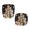 Snowflakes and Cats, variant on CHAQLIN Poinsettia Holly Print Rotating Chair Slipcover, 2 Piece Sets Office Computer Chair Covers Stretch Removable Rotating Chair Protectors for Armchair