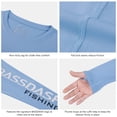 thumbnail image 4 of BASSDASH Men’s UPF 50+ Sun Protection Long Sleeve Shirts Quick Dry Performance SPF UV Shirt for Outdoors Fishing Hiking FS31M, 4 of 8