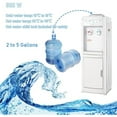 Water Cooler Dispenser, Hot&Cool Top Loading Water Dispenser 5 Gallons Water Coolers with Child