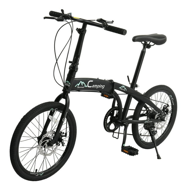 Campingsurvivals Shimano 7 Speed 20" Portable Folding Bike, for
