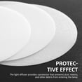 thumbnail image 4 of 6 Pcs Lamp Shade Diffusers Light Diffuser Sheet Downlight Lampshades Chandelier Light Covers Lampshades 5inch, 4 of 8