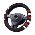 thumbnail image 2 of Bingfone USA Flag Cross Steering Wheel Cover - Universal 15 Inches Car Steering Wheel Covers Grip Auto Internal Accessories, 2 of 6