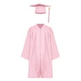thumbnail image 1 of LiiYii Robe de Collation des Grades pour Enfants avec Pompon Uniforme Scolaire Rose 21, 1 of 7