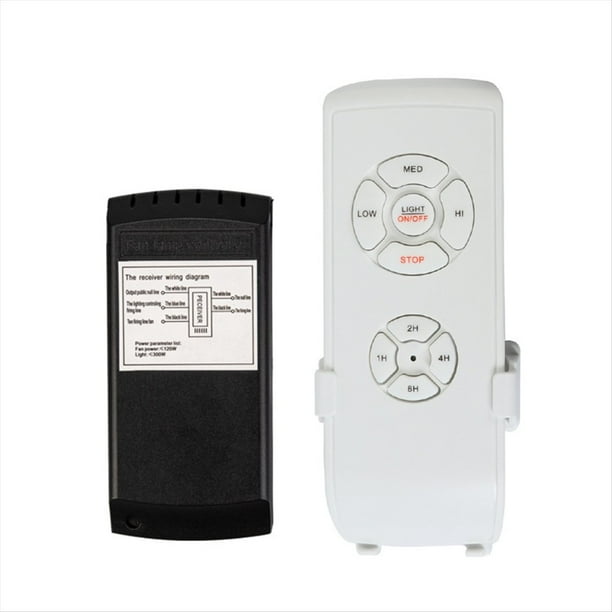 Kit de Control Remoto para Ventilador de Techo, Ventiladores Techo Universales de Tamaño Pequeño, Control Remoto de Luz, Velocidad, Luz, Sincronización, Control Inalámbrico 110v
