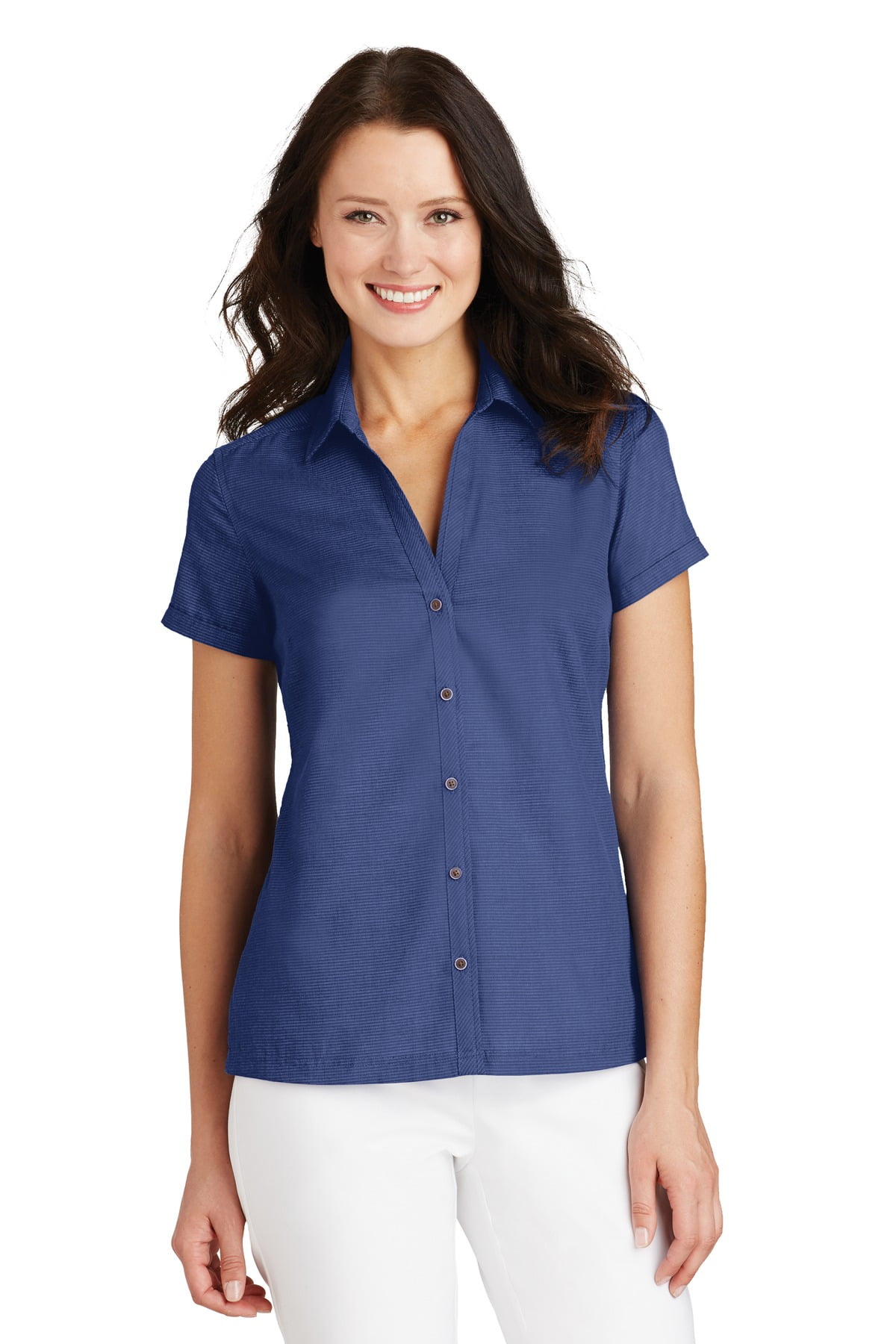 Textured Camp button-down-shirts 