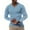 Light Blue, variant on Hrsba Men's Long Sleeve V-Neck Shirts, Men's Tops Casual Solid Color V Neck Knit Sports Fitness Long Sleeve Tops for Men Fall Clothes