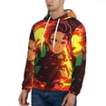thumbnail image 4 of Demon Slayer Trendy Cartoon Men'S Fleece Hooded Hoodie, hoodies for women men with pockets,Fall Fashion 2025 Pullover Sweaters Winter Clothes, 4 of 9