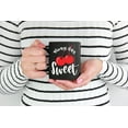 thumbnail image 2 of Always Stay Berry Sweet Pun, Black 11oz Ceramic Mug, 2 of 5