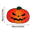 thumbnail image 2 of Halloween Pumpkin Bath Mat Non Funny Cute Microfiber Washable Absorbent Carpet Autumn Home Bathroom Rug Shower Tub, 2 of 6