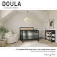 thumbnail image 3 of Dream On Me Doula Changing Table in Matte Black, JPMA certified, with two spacious storage shelves, 3 of 9