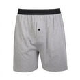 thumbnail image 3 of 9 Pack Men's Cotton Boxer Brief Loose Fit Solid Color Cotton Blend Boxers for Men Soft Breathable Plain Underwear with Button Fly Pouch Elastic Waist Menswear, 3 of 4