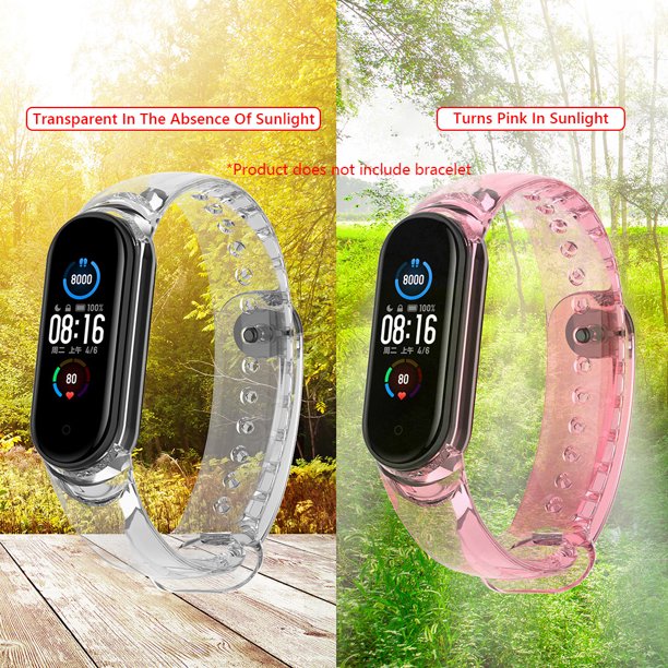 TPU Band Smart Sport Muñequeras Correa para Xiaomi Mi Band 7 NFC (Rojo Claro)