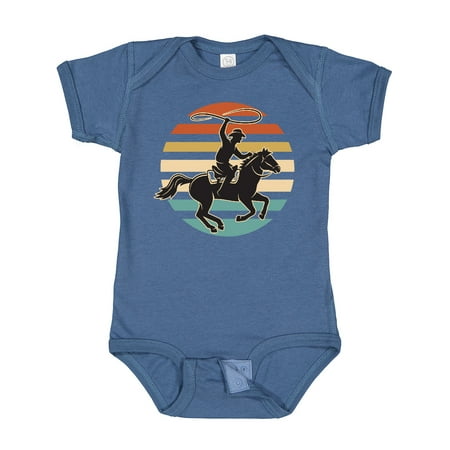 

Inktastic Rodeo Team Roping Cowboy Boys or Girls Baby Bodysuit