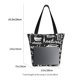 thumbnail image 3 of Disketp Pasta Bacon Bolsa de Hombro Casual para Mujer, Bolso Cruzado para Compras, Viajes y Uso Diario, 3 of 6