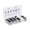thumbnail image 4 of 50Pcs Car Body Push Retainer Pin Rivet Fasteners Trim Moulding Clip Automotive Furniture Assembly Expansion Screws Kit with Removal Tool Screwdriver for Vehicles, 4 of 7