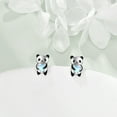 thumbnail image 3 of Panda Earrings Sterling Silver Panda Stud Earrings Moonstone Jewelry Gift for Women Birthday or Daily Surprise, 3 of 6