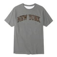 thumbnail image 3 of Kid Boys T Shirts New York Shirts Graphic T Shirt Short Sleeve Summer Crewneck Tops Basic Tees Boy Shirts Size 6-7 Years, 3 of 3