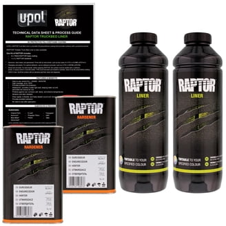 U-POL Raptor Black Urethane, Protective Truck Bed Liner & Texture