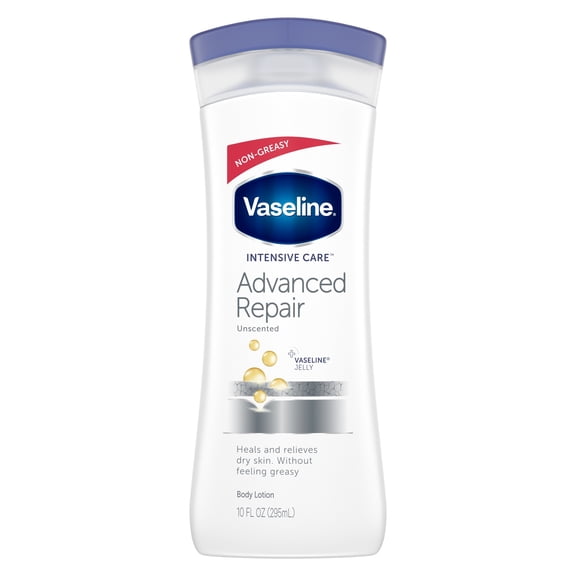 Vaseline Intensive Care Advanced Repair Unscented Lotion 10 oz